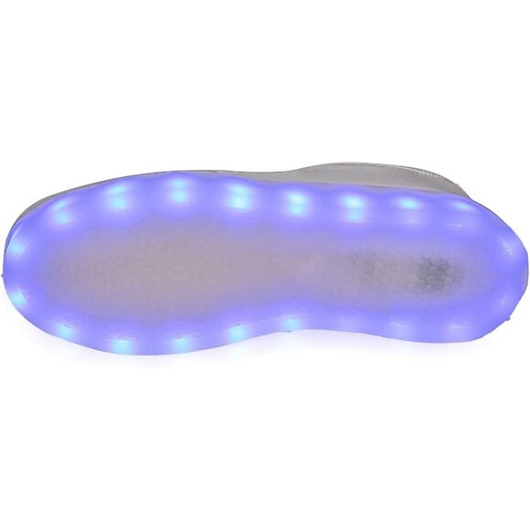 ⚡Unisex White Light Up Shoes with USB Charging Glowing Luminous LED Sneakers - Picture 4 of 6